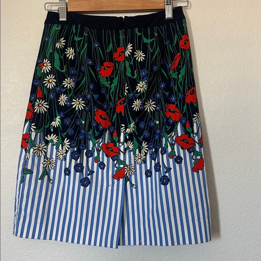 Anthropologie Postmark Lush Vertical Garden Skirt - Picture 6 of 8